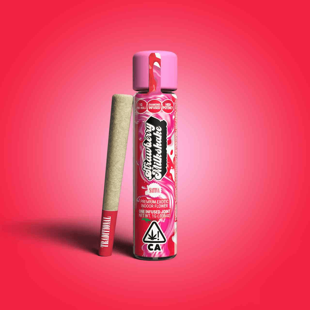 Traditional - Strawberry Milkshake 1g Infused Pre-roll
