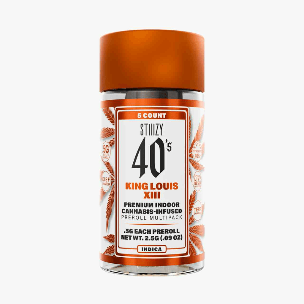 - KING LOUIS XIII - .5G 40's Infused Preroll 5 Pack