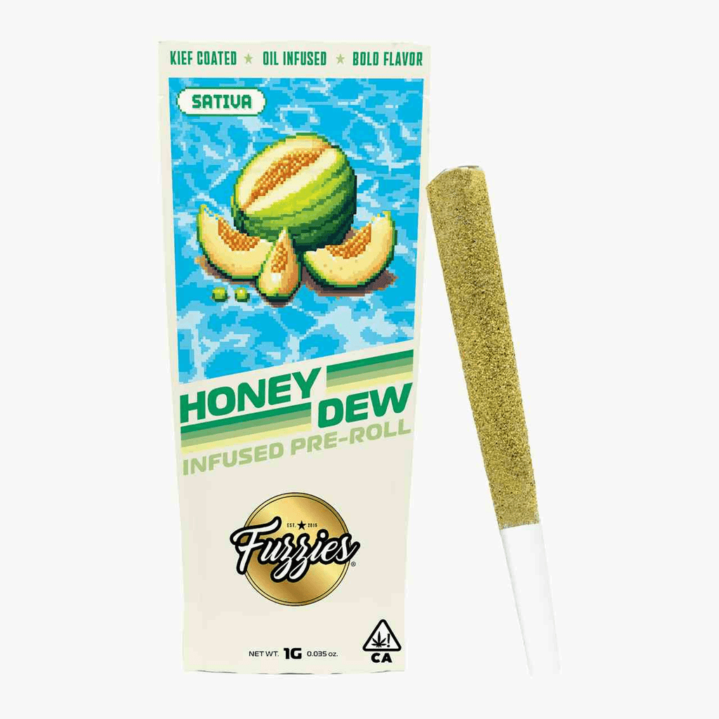 Fuzzies Originals 1g Single Infused Pre-Roll - Honeydew - Sativa