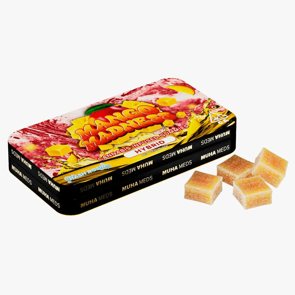 Mango Madness Hash Rosin Gummies