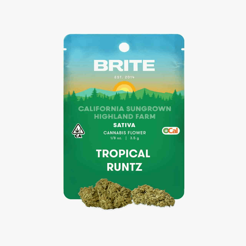 BRITE Highland OCal Flower (3.5g) - Sativa - Tropical Runtz