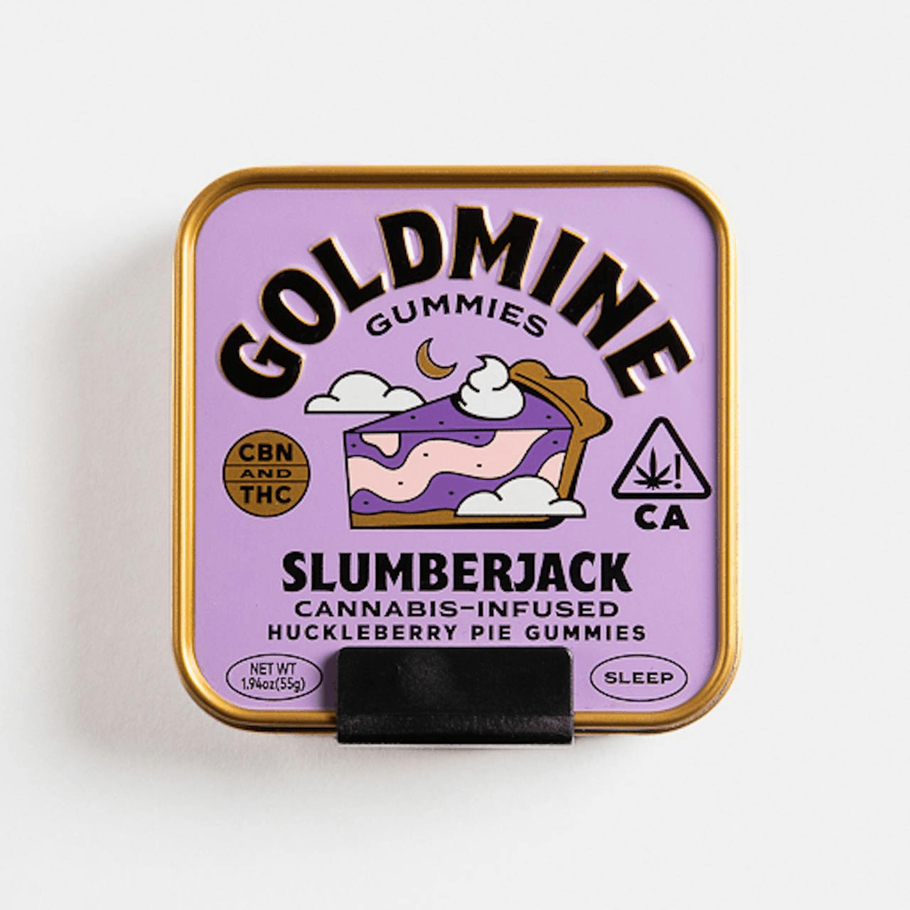 Goldmine Gummies Slumberjack Huckleberry Pie Tin