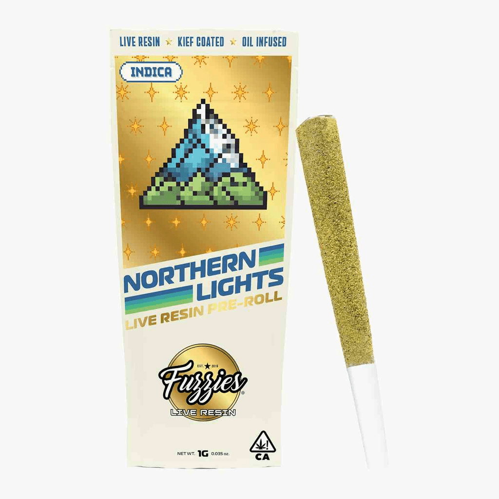 Fuzzies Live Resin 1g Single Infused Pre-Roll - Northern Lights - Indica