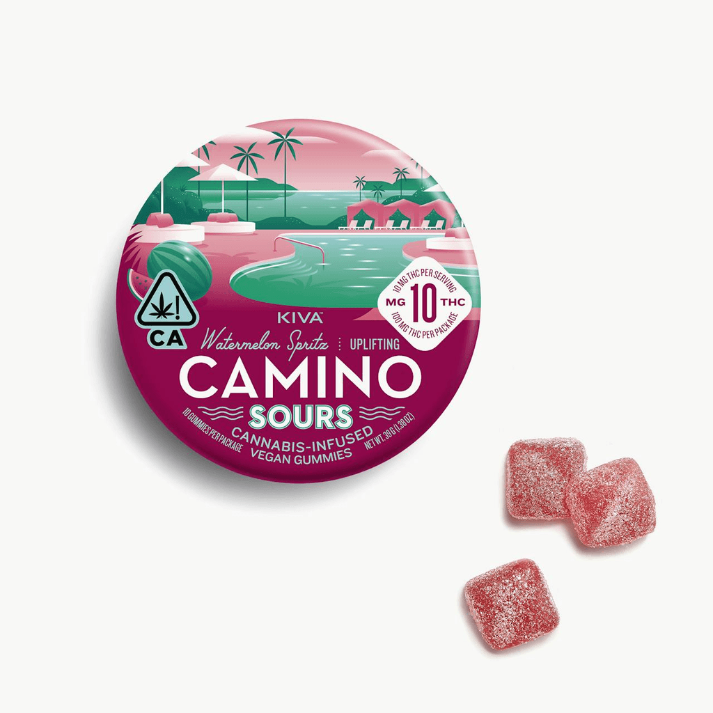 Camino Sours 10mg Watermelon Spritz "Uplifting" Gummies