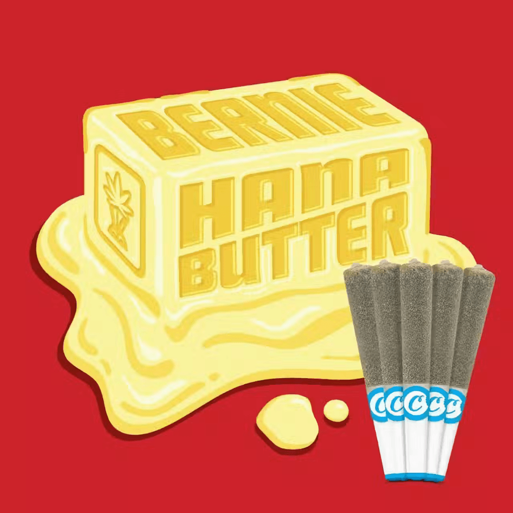 Cookies - 5 Pack Infused Pre Roll - BernieHana Butter