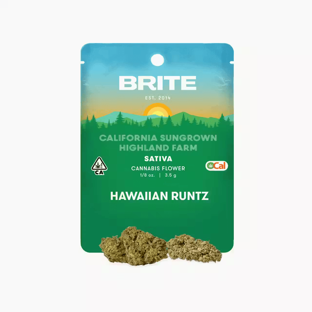 BRITE Highland OCal Flower (3.5g) - Sativa - Hawaiian Runtz
