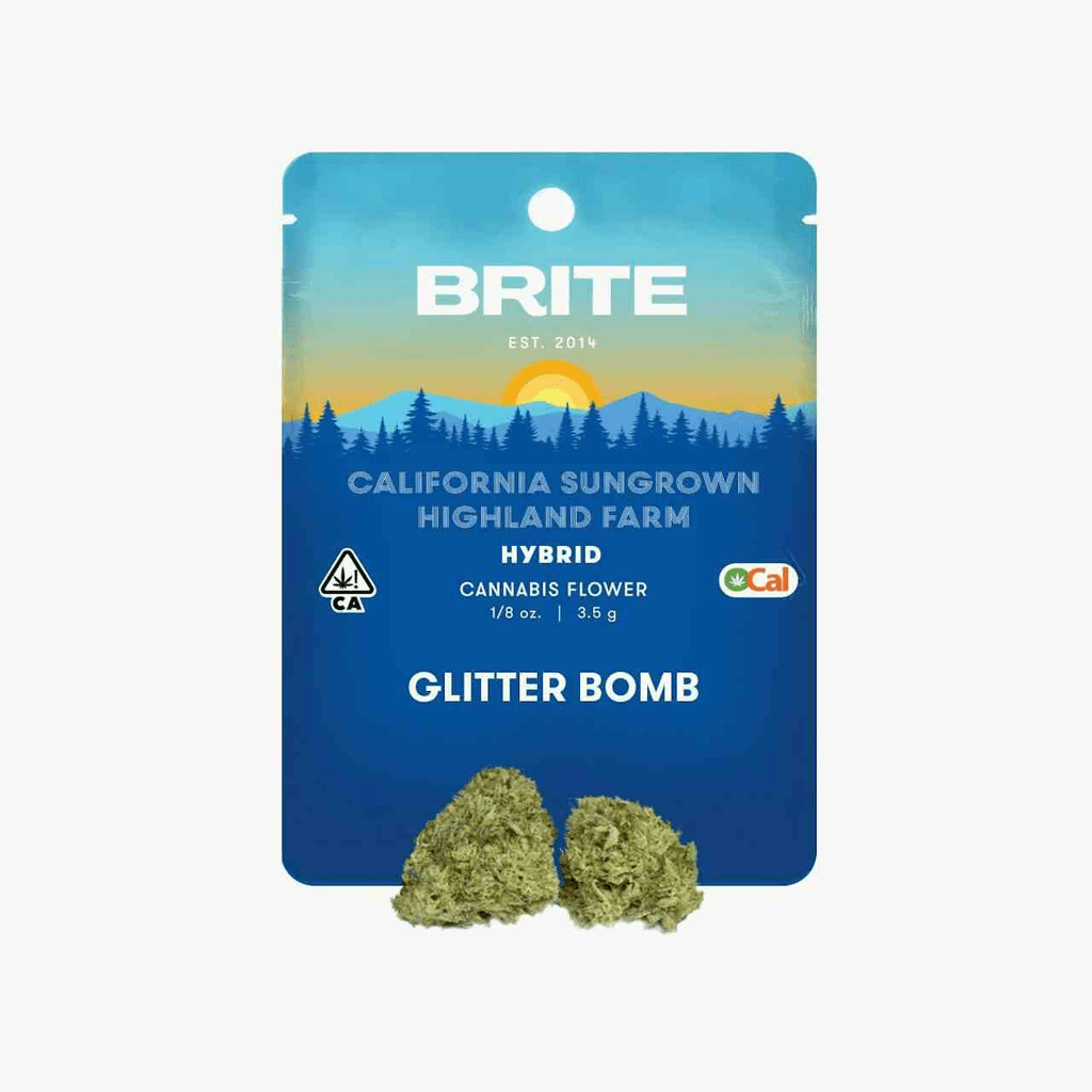 BRITE Highland OCal Flower (3.5g) - Hybrid - Glitter Bomb