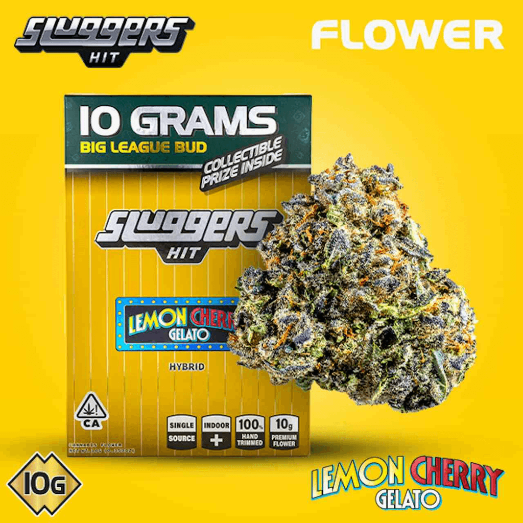 Sluggers - Bagged Flower - 10g - Hybrid- Lemon Cherry Gelato