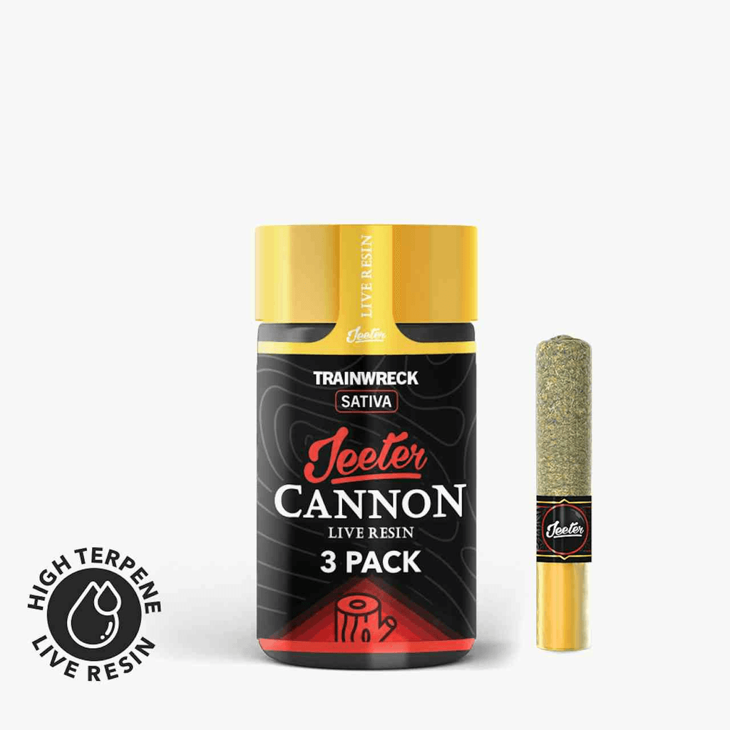 Jeeter Cannon Live Resin - 3 Pack - Trainwreck