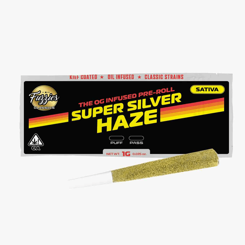 Fuzzies Classics 1g Single Infused Pre-Roll - Super Silver Haze - Sativa
