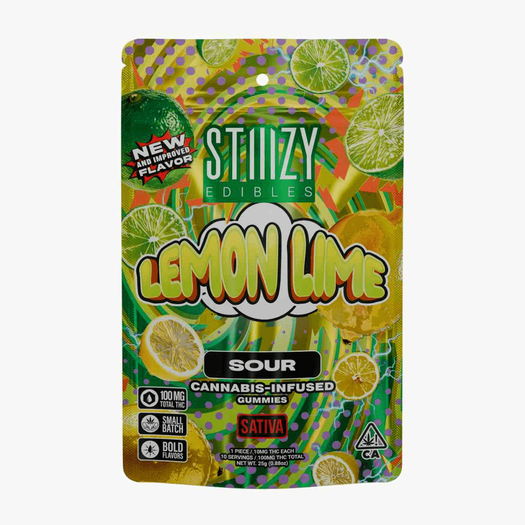 - LEMON LIME - 100MG SOUR EDIBLES