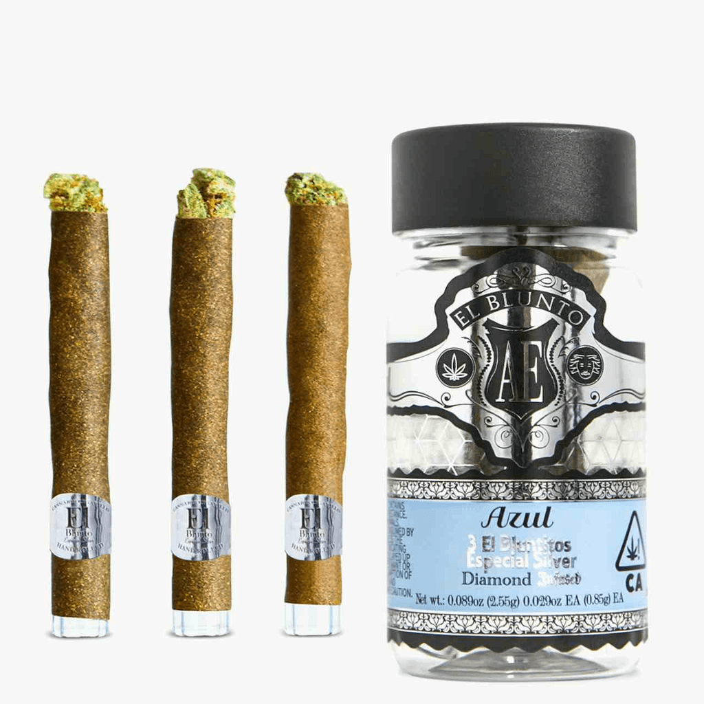 El Bluntito Silver - Azul - Diamond Infused - .85g x 3pk