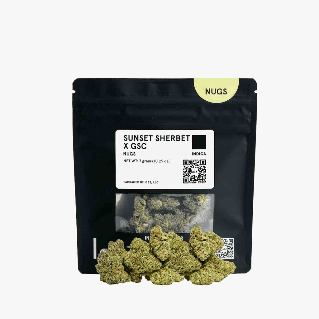 lolo | Sunset Sherbet + GSC | Indoor Nugs | 7g