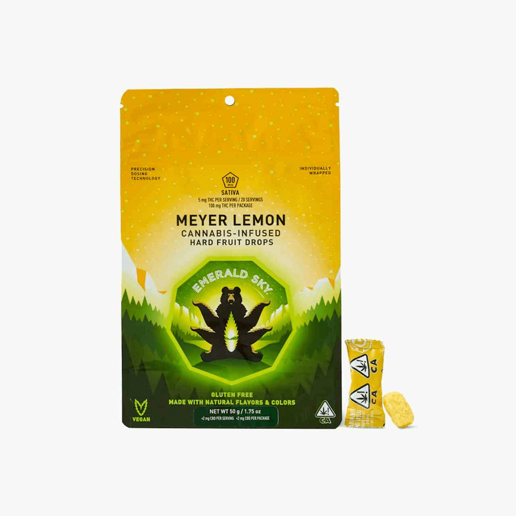 Emerald Sky Drops - Meyer Lemon 100mg