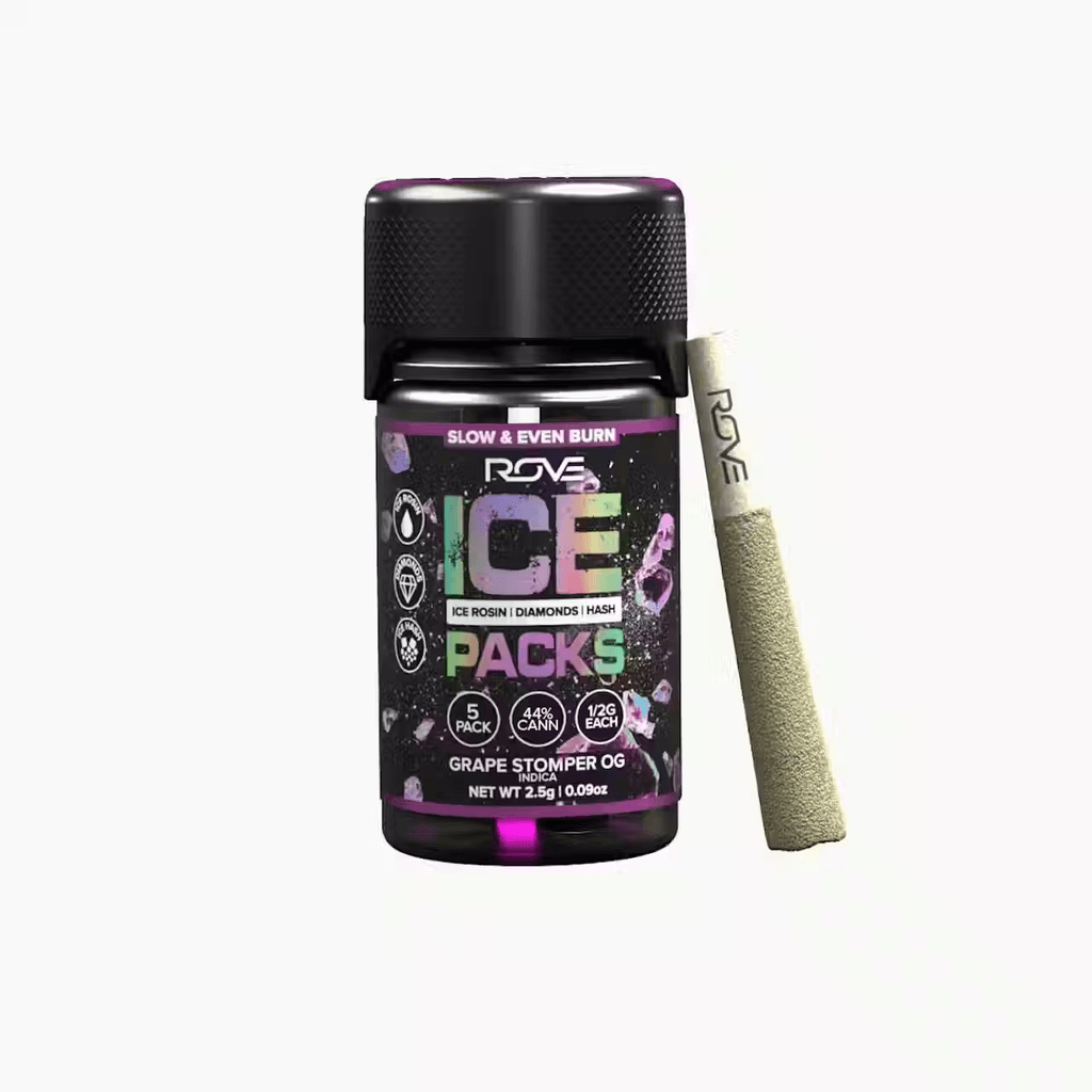 Grape Stomper OG | Infused Ice Packs (Rosin, Hash, and Diamonds) | 5x 0.5g