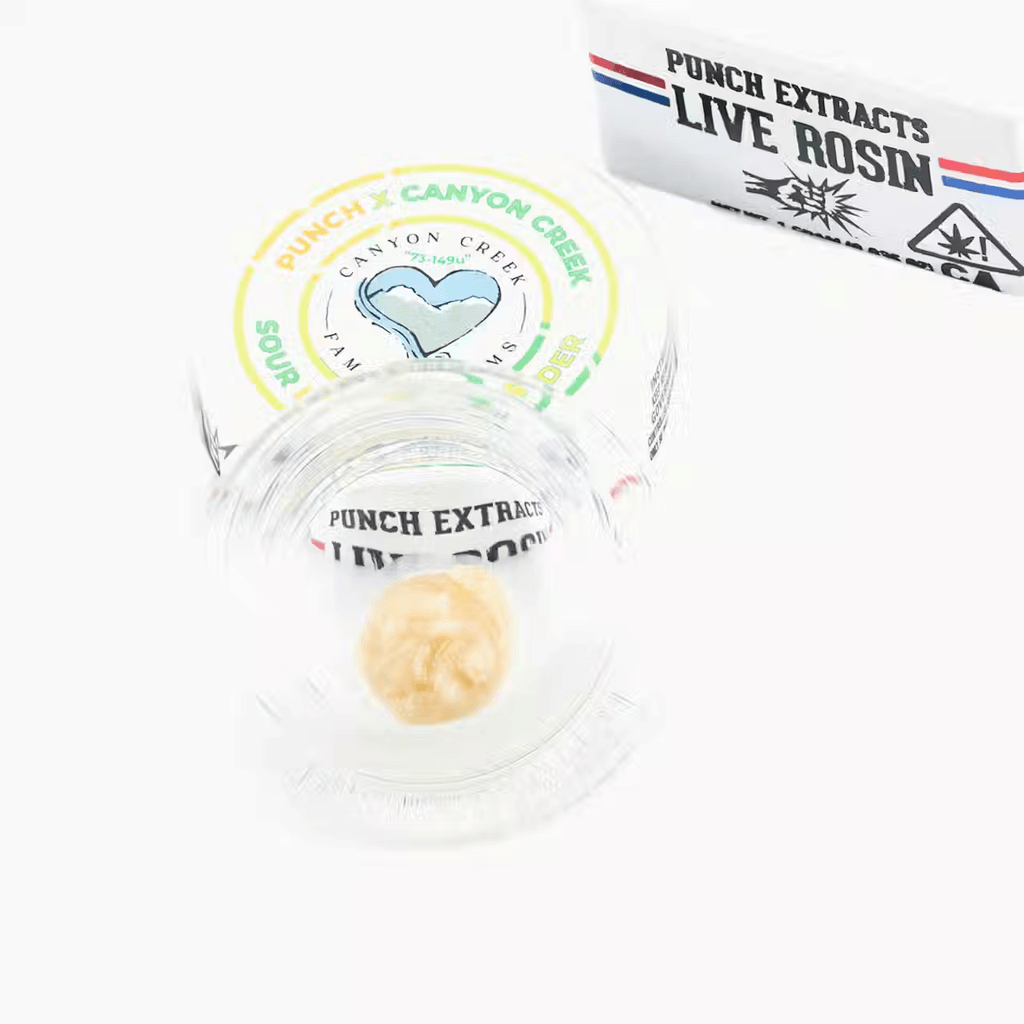 Sour Nectarine Tier 2 Live Rosin Cold Cure Badder (1g)