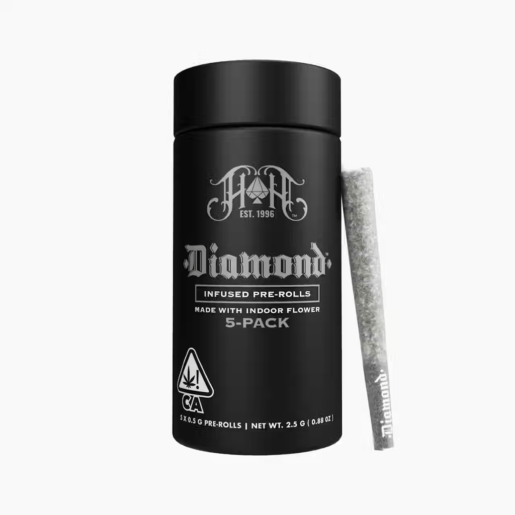 Orange Cookies - Diamond Infused Pre-Rolls | 2.5G 5-Pack