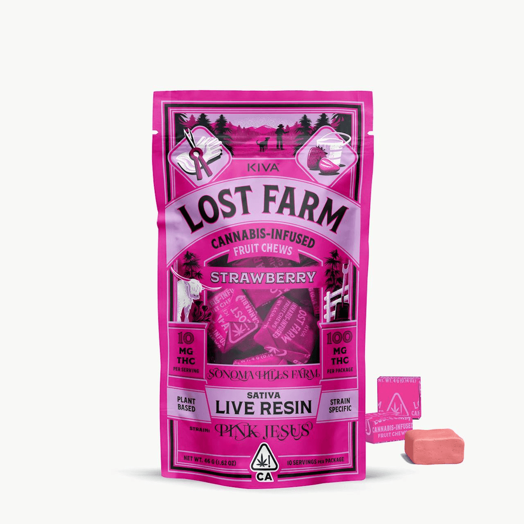 Lost Farm 'Strawberry x Pink Jesus' Live Resin Chews [10pk]