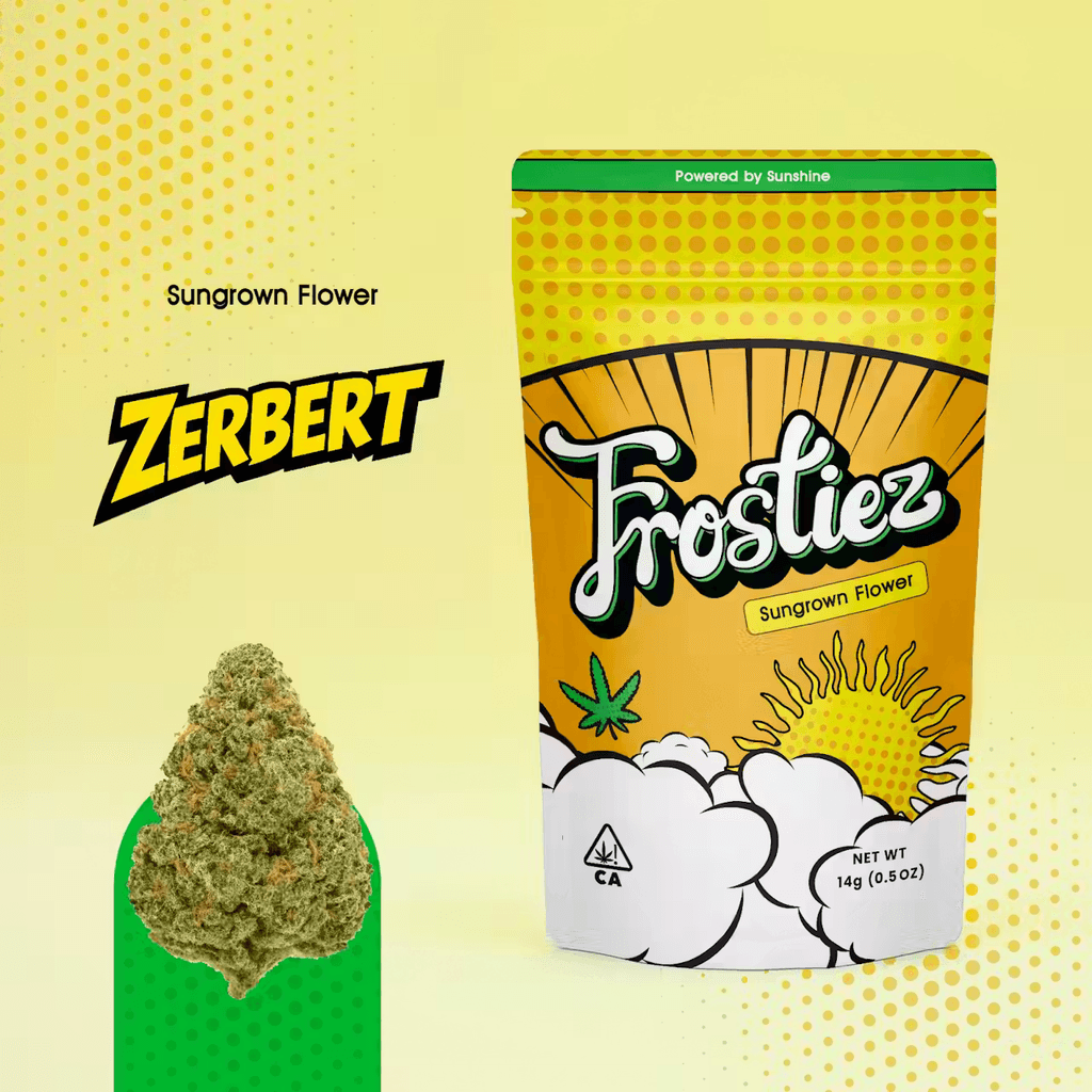 Zerbet SunGrown Flower - 14g - Hybrid - New Drop