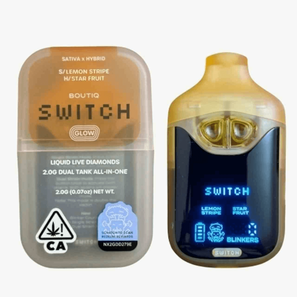 Boutiq | Lemon Stripe × Starfruit | Glow Disposable | 1G