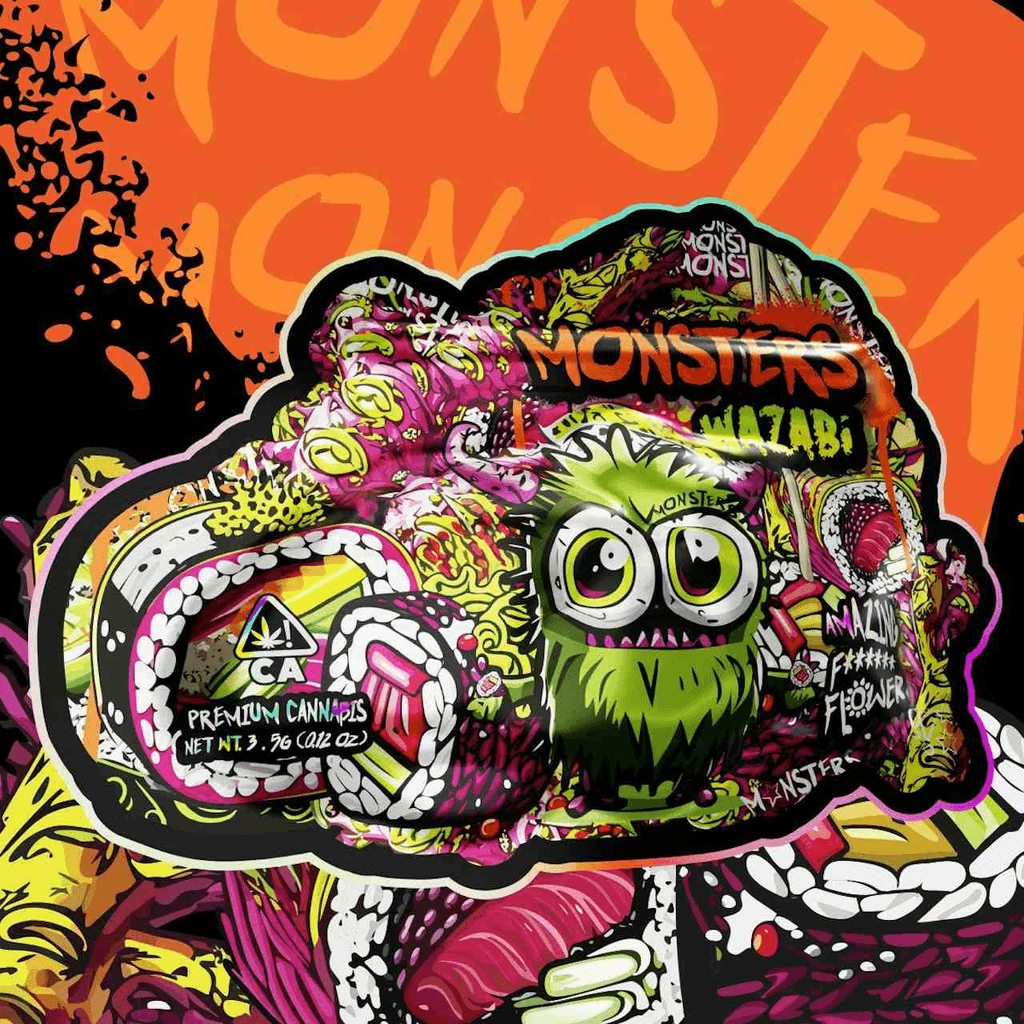 Monsters - Wazabi 3.5g Flower