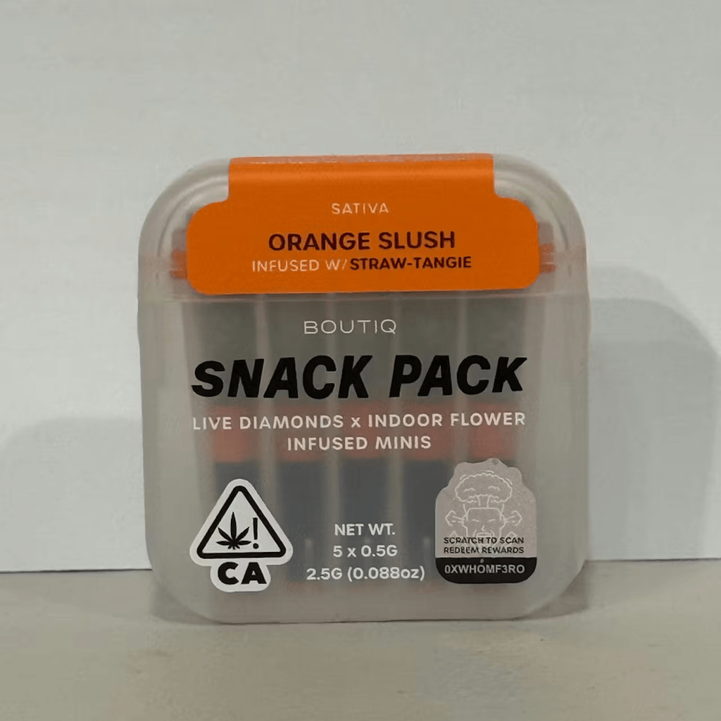 Boutiq | Orange Slush × Straw-Tangie Diamonds | Infused Minis | 5pk