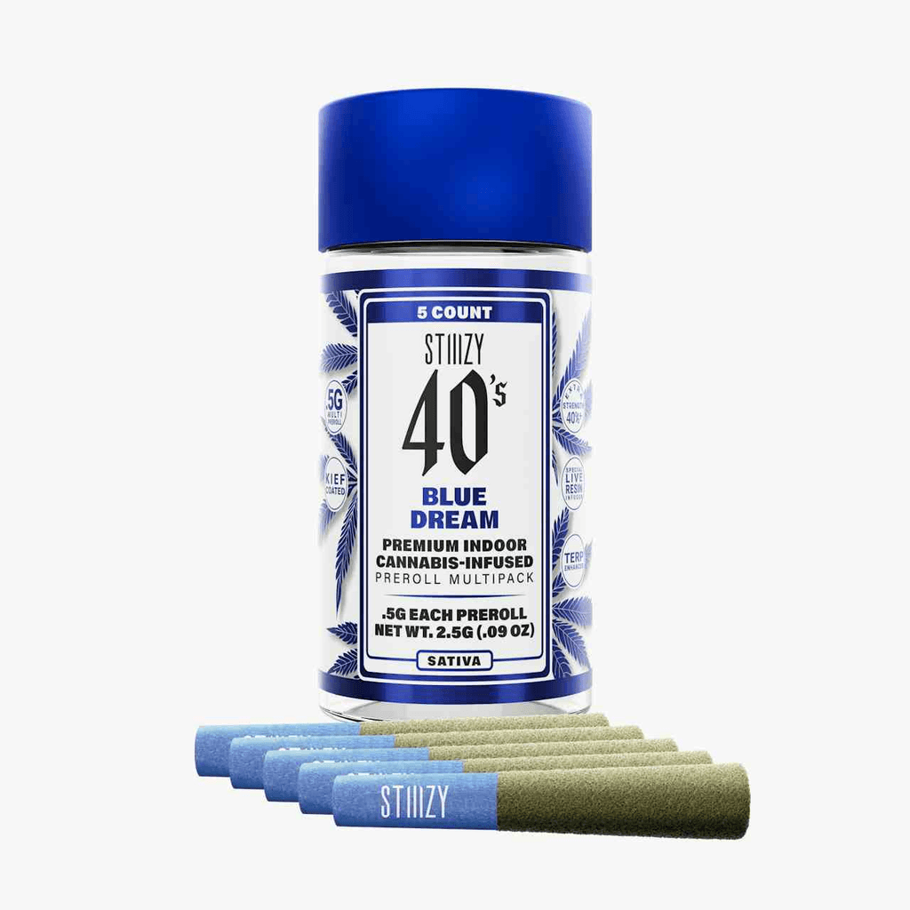 - BLUE DREAM - .5G 40's Infused Preroll 5 Pack