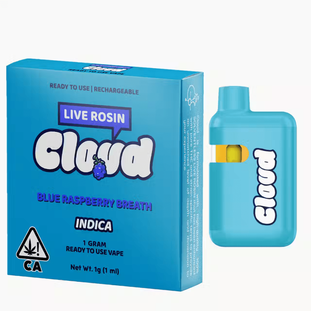 Cloud Rosin - Blue Raspberry Breath - 1g Live Rosin AIO Disposable