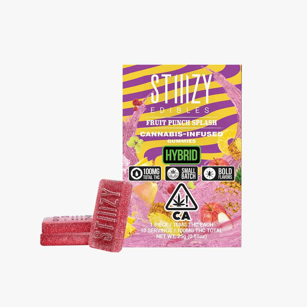 - FRUIT PUNCH SPLASH - Gummies 100mg THC Edibles