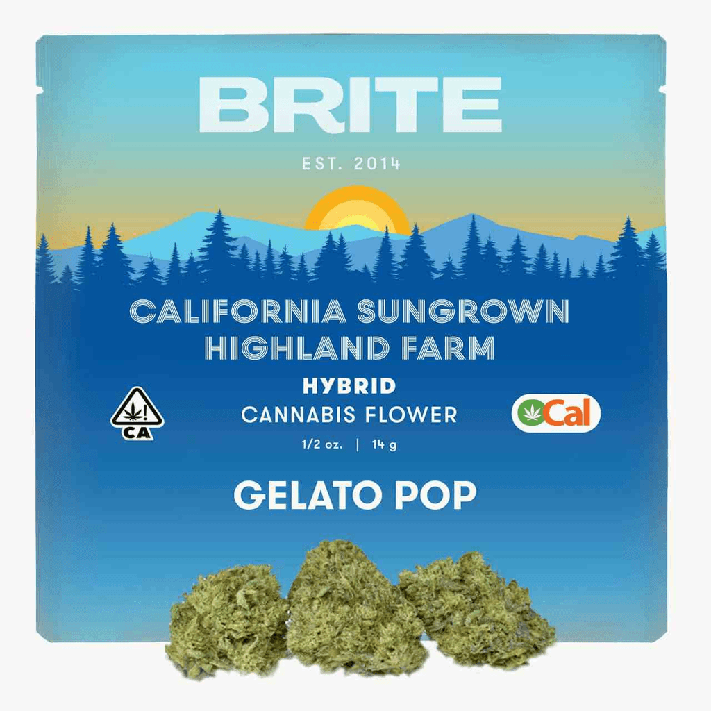 BRITE Highland OCal Flower (14g) - Hybrid - Gelato Pop
