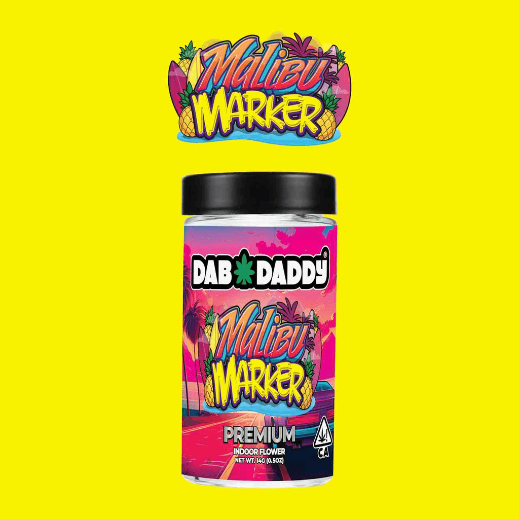 Malibu Marker Flower Dab Daddy® 14g Premium Indoor Flower