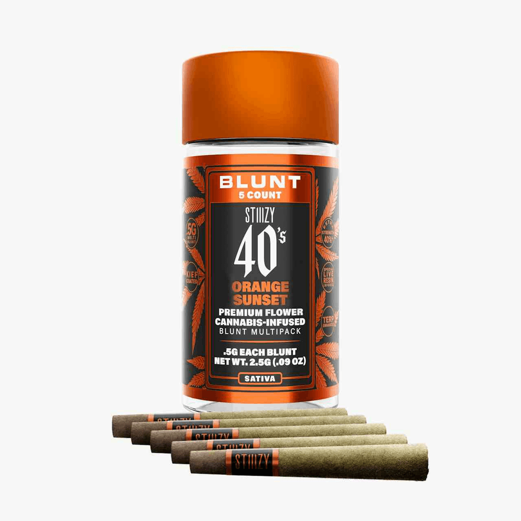 - ORANGE SUNSET - .5G 40's Infused Mini Blunt 5 Pack