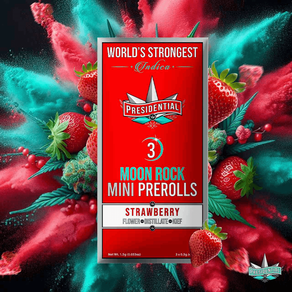Presidential Pee-Wee Moon Rock Prerolls -Strawberry (1.5g)