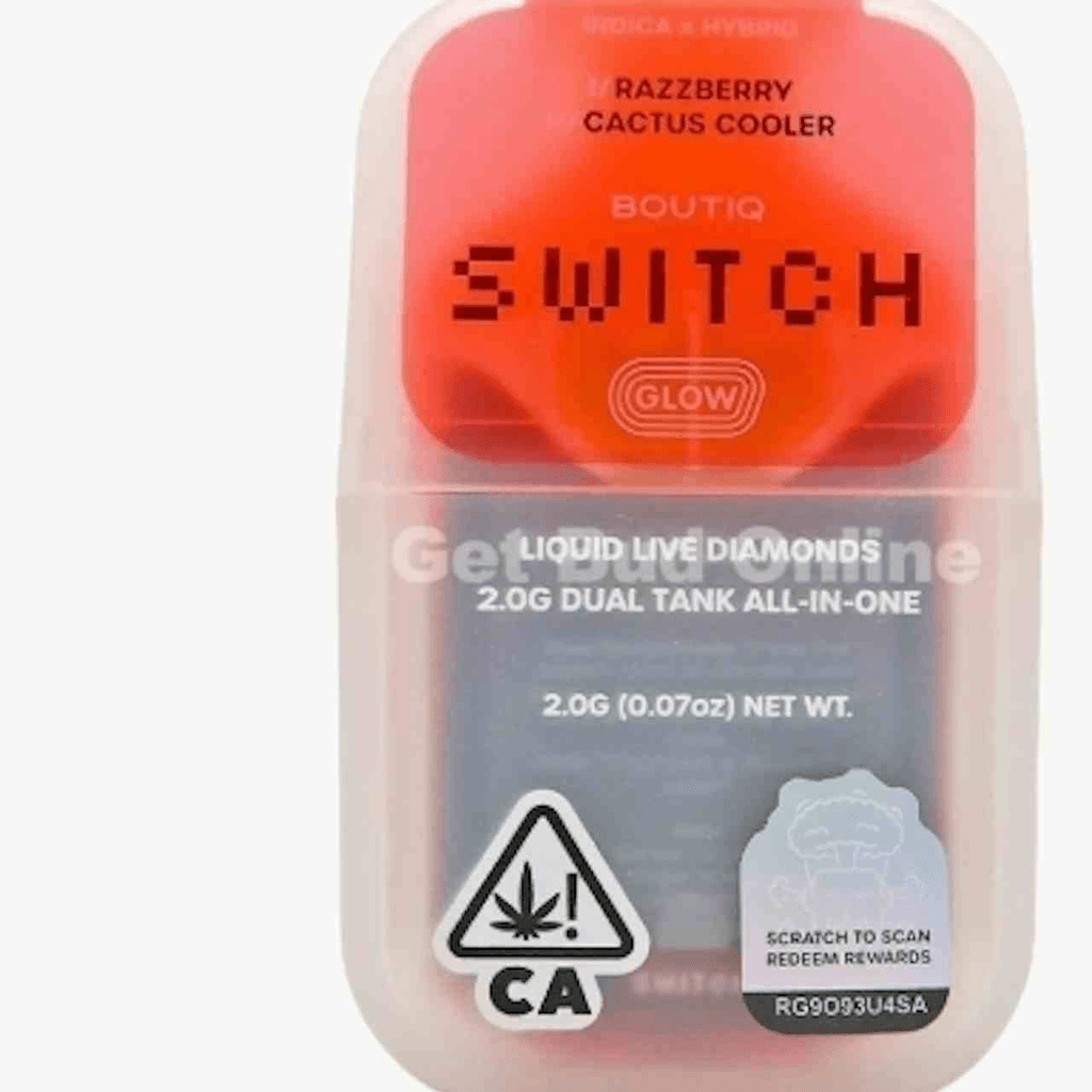 Boutiq | Razzberry × Cactus Cooler | Glow Disposable | 1G