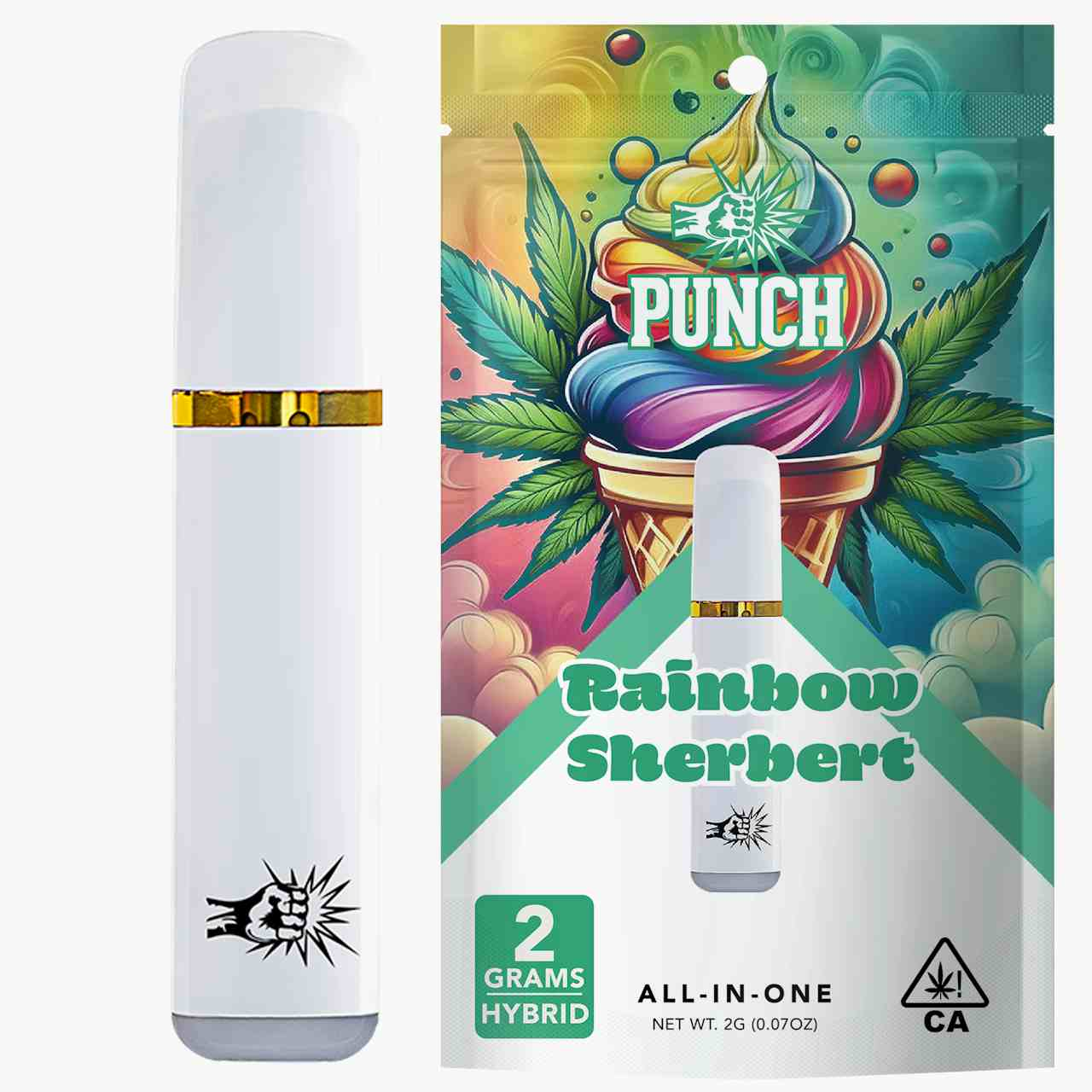 Rainbow Sherbert Distillate AIO (2g) Hybrid