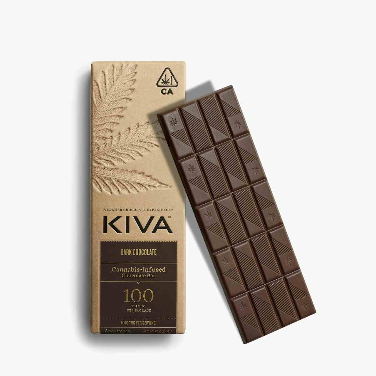 Kiva Dark Chocolate Bar