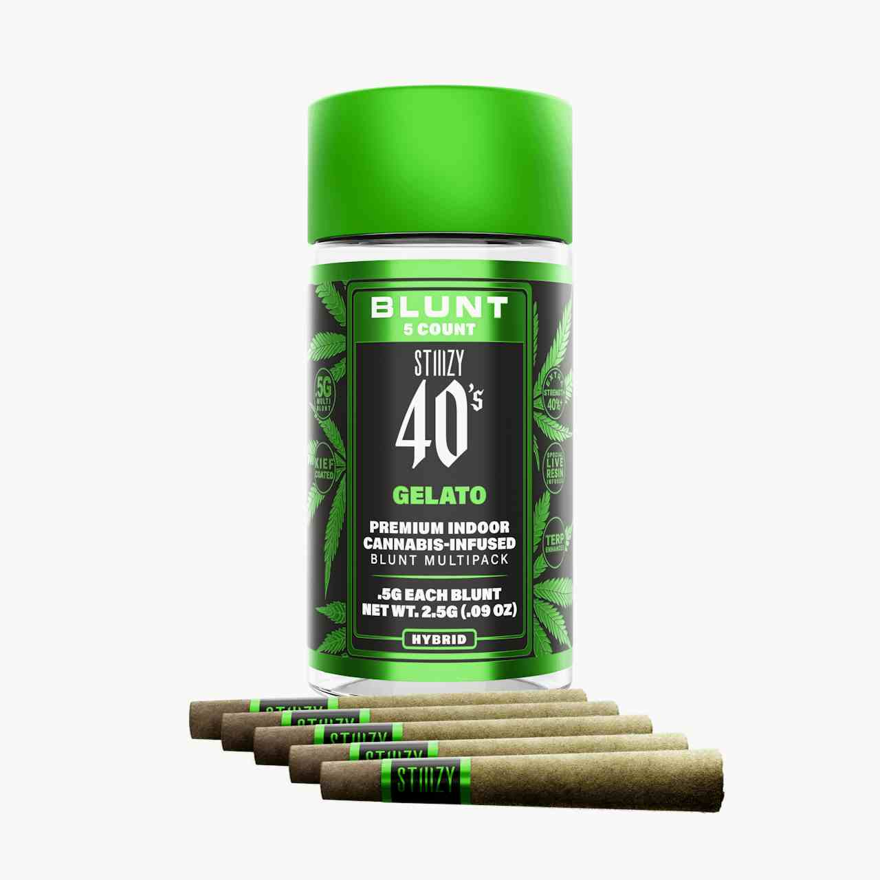 - GELATO - .5G 40's Infused Mini Blunt 5 Pack