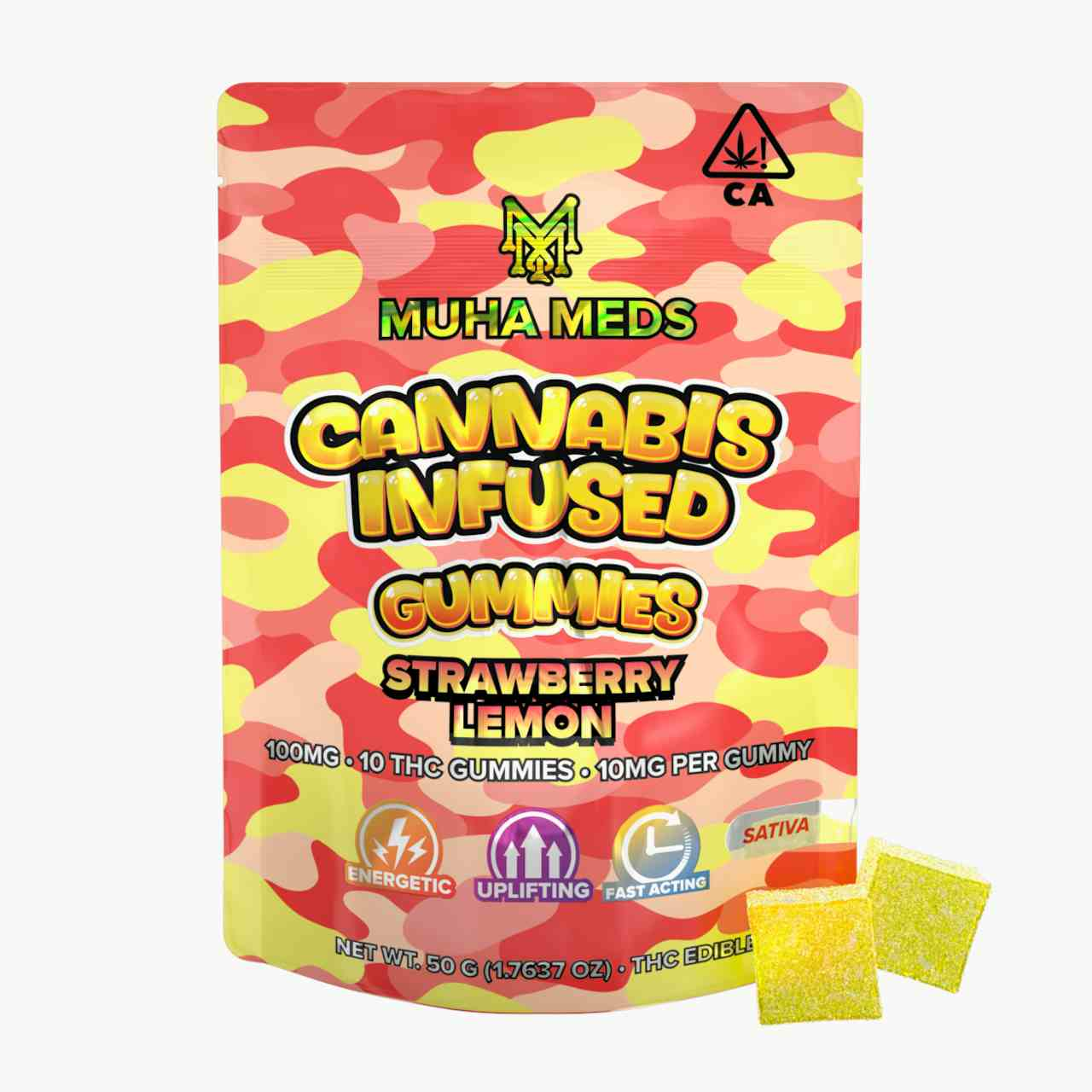Strawberry Lemon Cannabis Infused Gummies