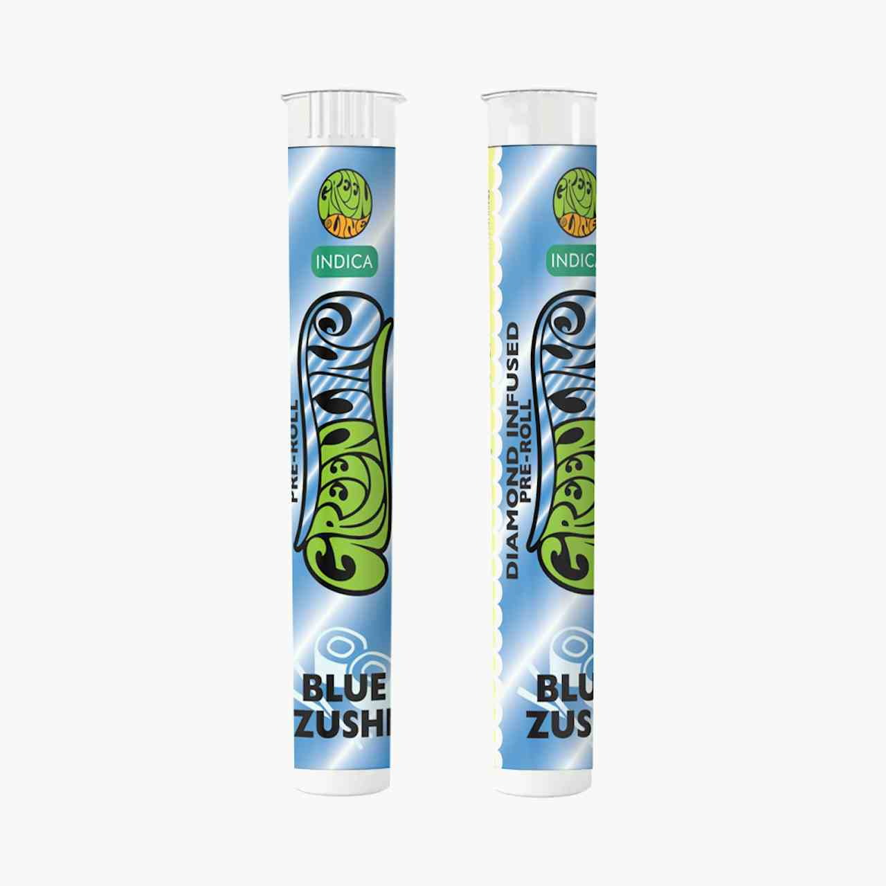 Blue Zushi - Diamond Infused - Indoor Flower Pre-Roll - Indica - 1g
