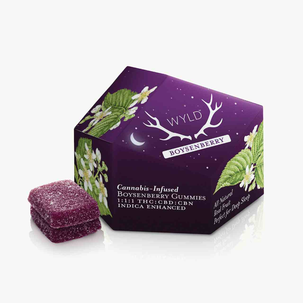 Boysenberry 1:1:1 CBD+CBN Enhanced Gummies