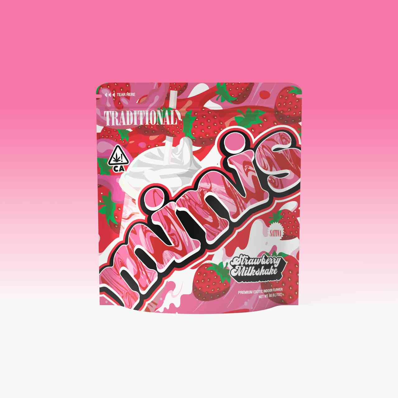 Traditional - Strawberry Milkshake Minis 5g