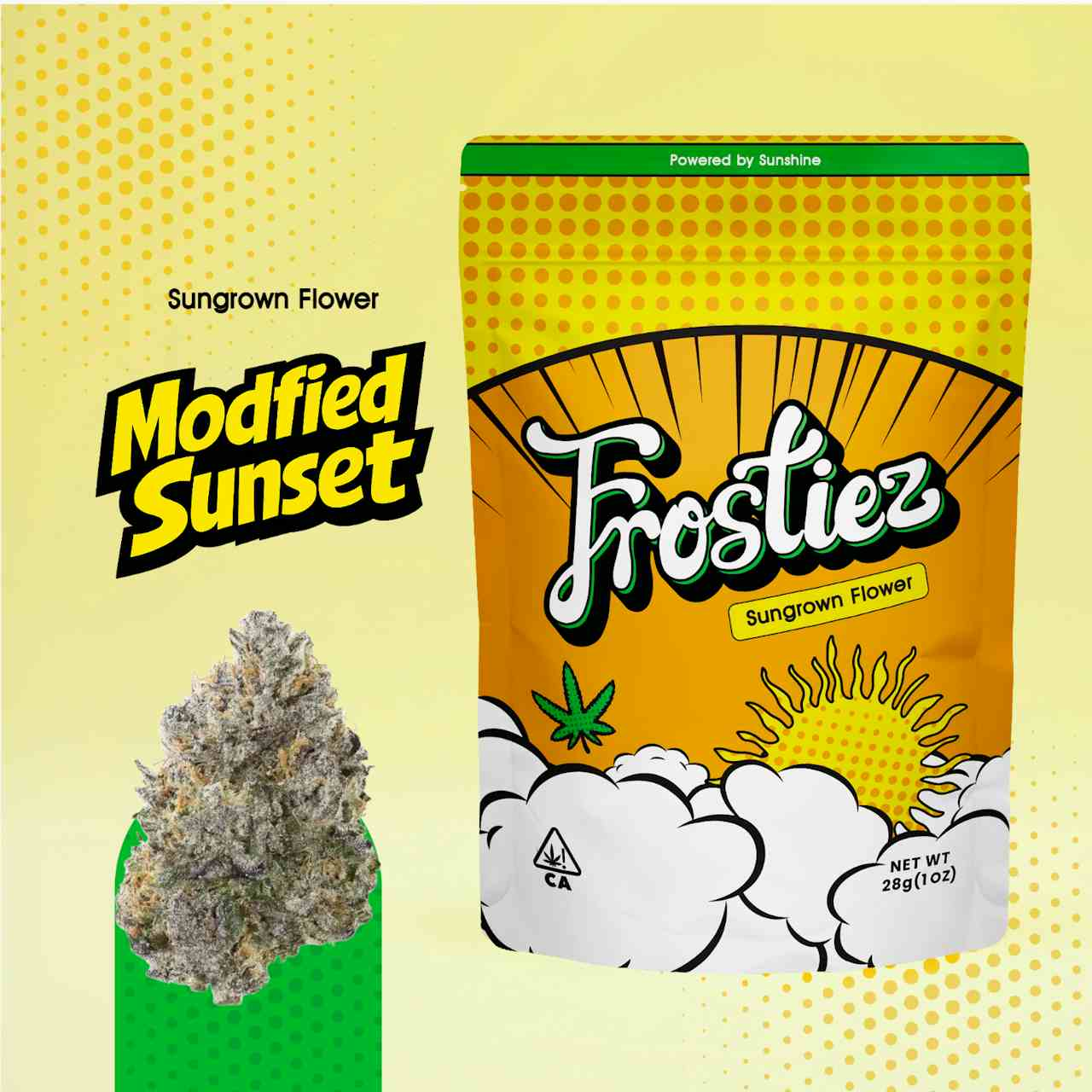 Modified Sunset SunGrown Flower - 28g - Hybrid - New Drop