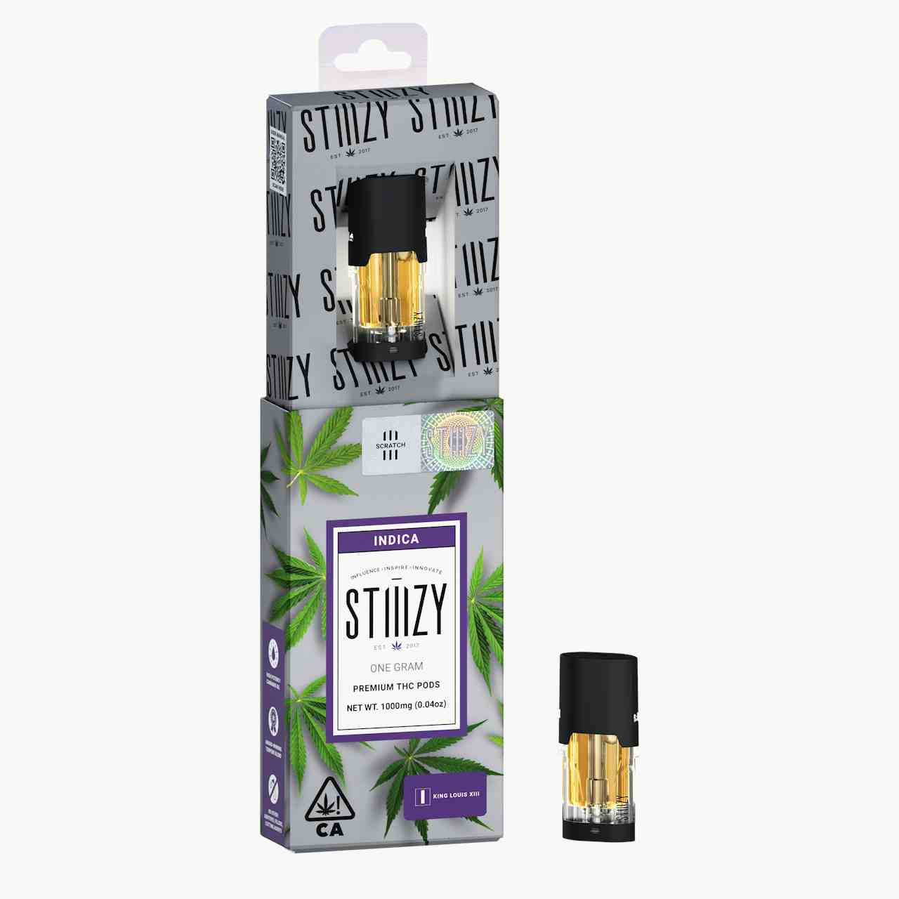 Vape Cartridge - KING LOUIS XIII 1G Original THC Pod - STIIIZY
