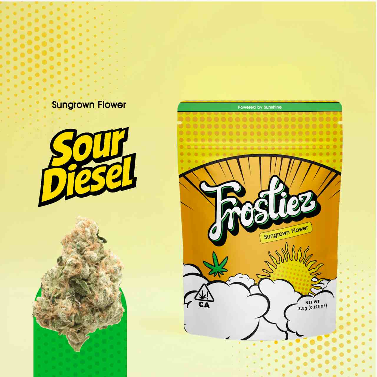 Sour Diesel SunGrown Flower - 3.5g - Sativa - New Drop