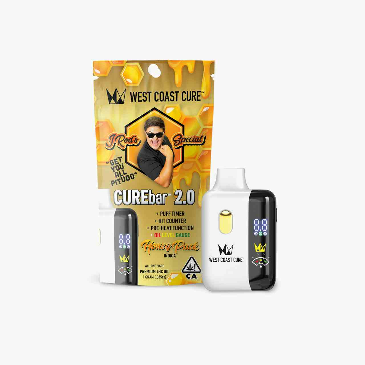 JRod Special Honey Pack - 1G CUREbar 2.0 AIO