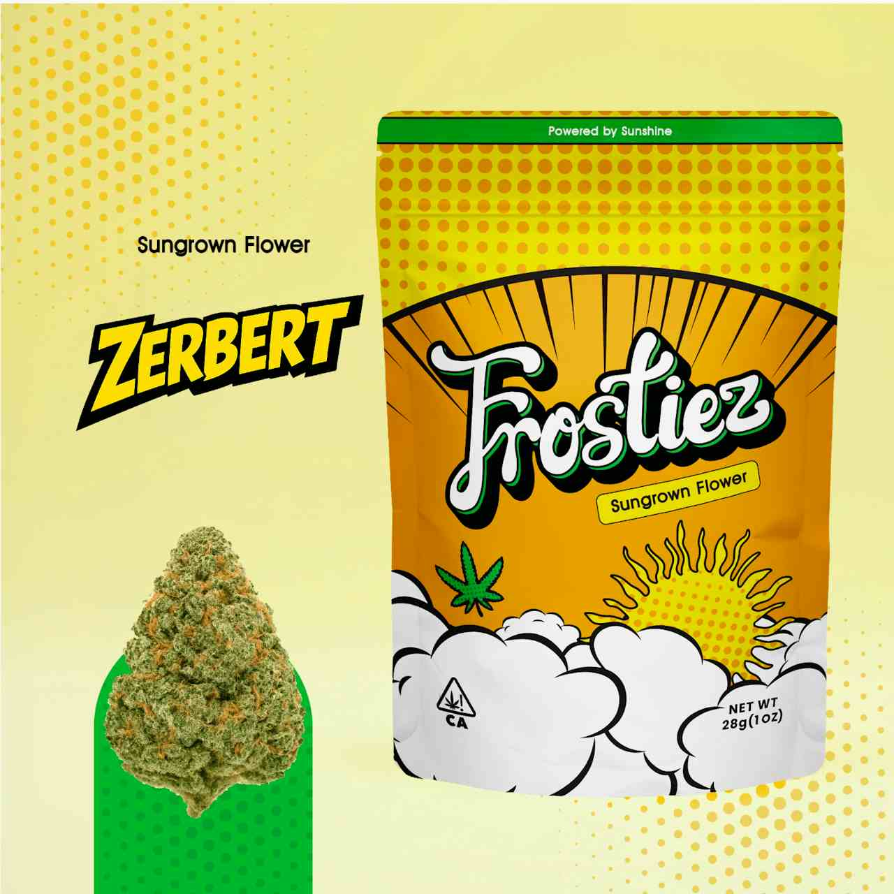 Zerbet SunGrown Flower - 28g - Hybrid - New Drop