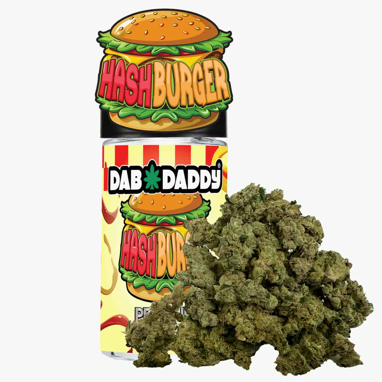 Hash Burger Flower Dab Daddy® 14g Premium Indoor Flower