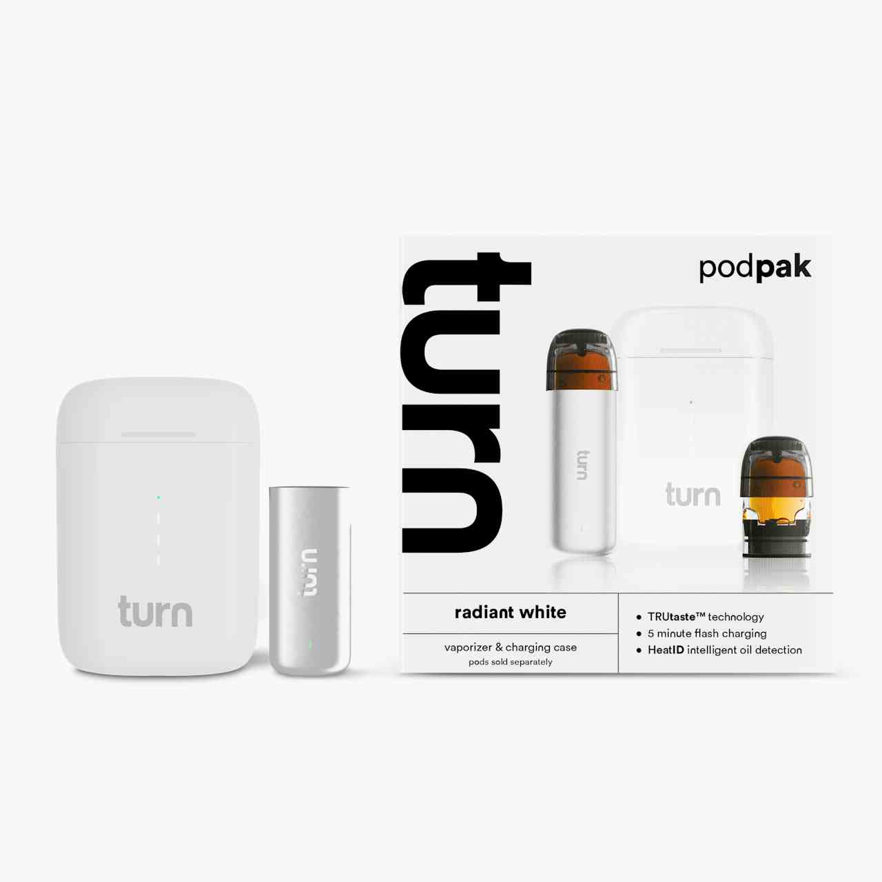podpak | white battery