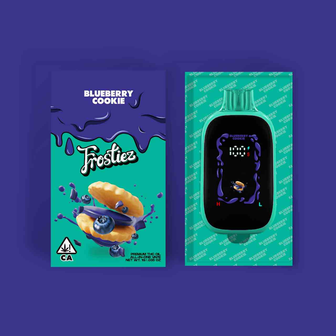Blueberry Cookie FrostBar - 1G AIO