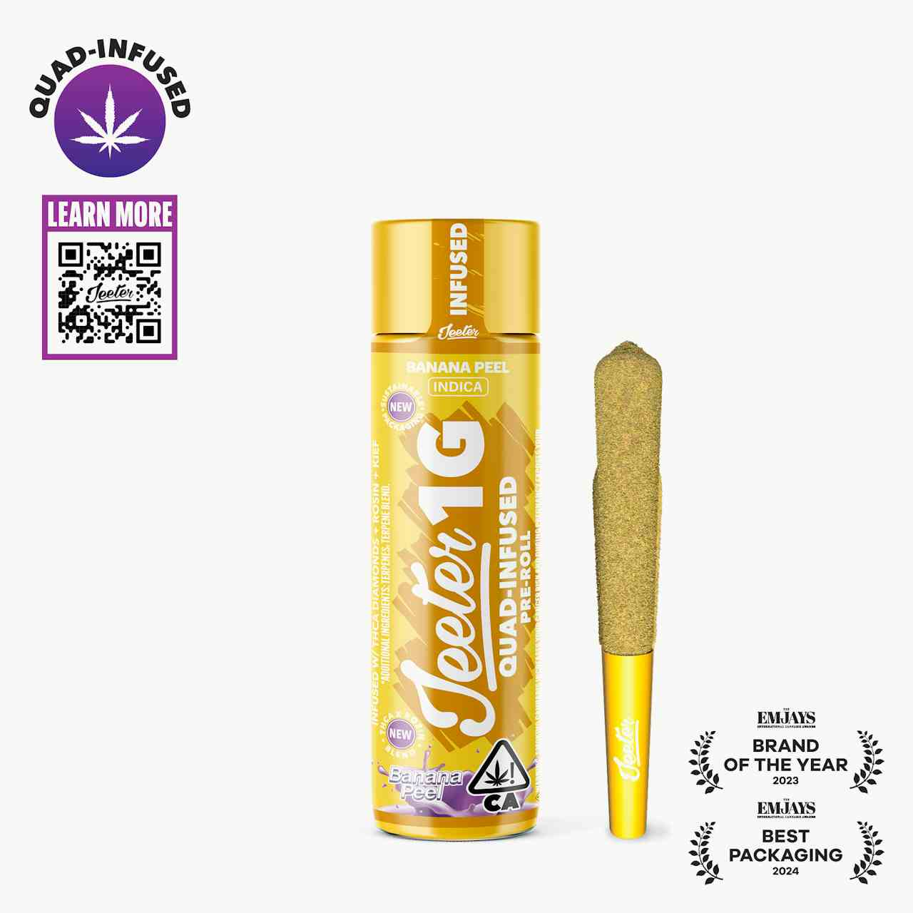 Jeeter Joint | Quad-Infused - Banana Peel